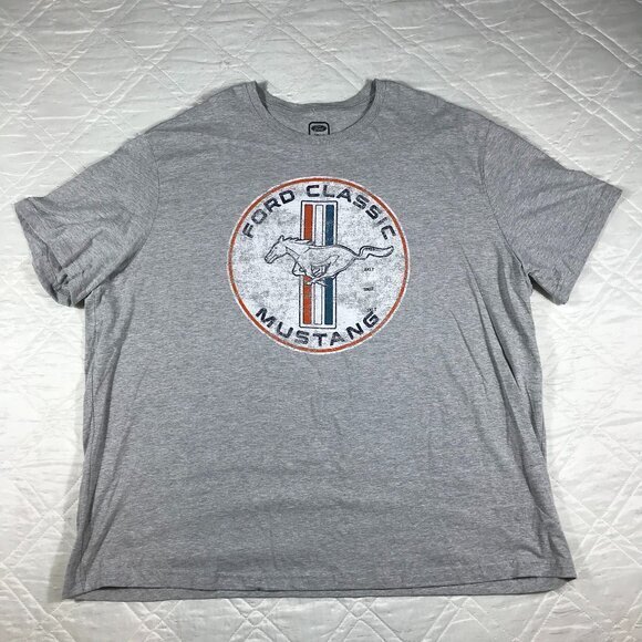 Ford Classic Mustang official licensed gray T shirt 3XLT‎ nwt - Picture 1 of 4
